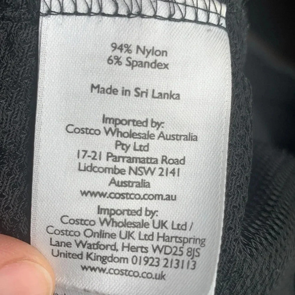 Eddie Bauer black cropped outdoor active pants wide leg size 12 - Picture 6 of 8